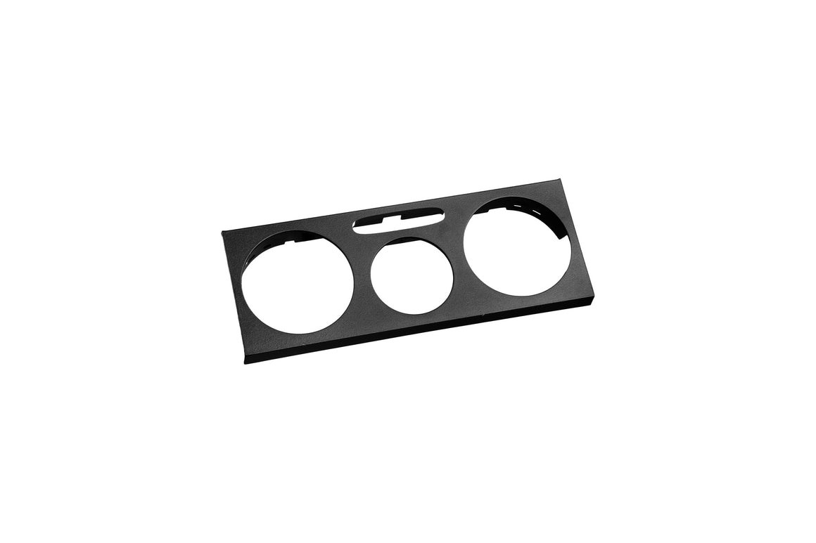Frame for air-conditioning switch on dashboard panel, Satin Black
