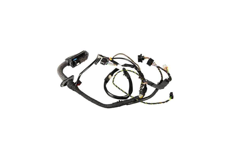 Wiring harness for retrofit kit, auto-dimming exterior mirror