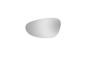 Mirror glass, convex, for electronically adjustable heated exterior mirrors