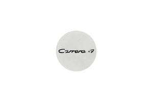 “Carrera 4” hub cap, Silver