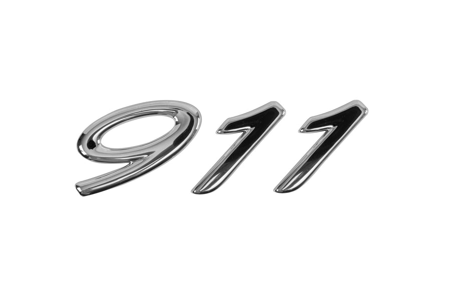 “911” lettering, Silver
