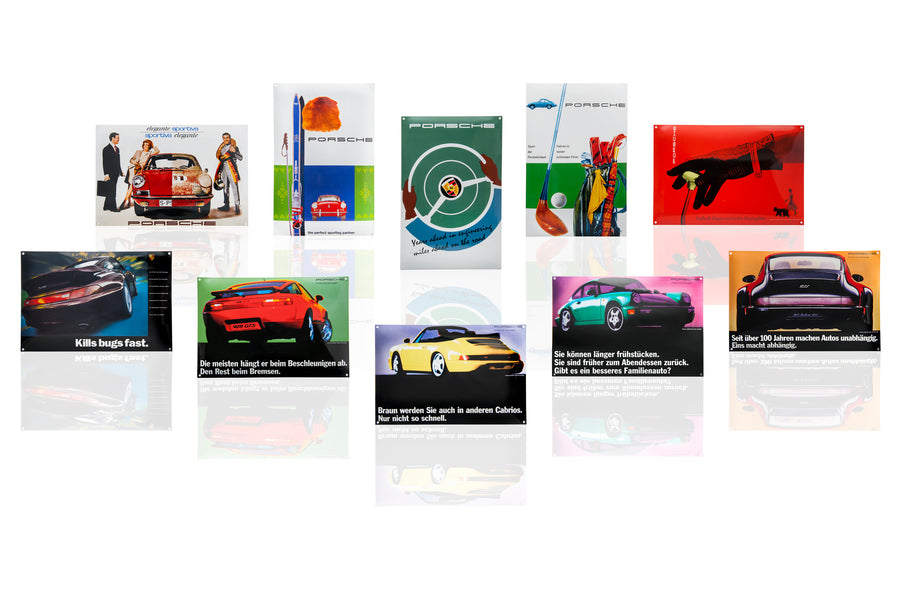 Porsche Classic enamel sign – “Sport der Persönlichkeit”