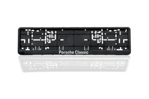 “Porsche Classic” number plate holder