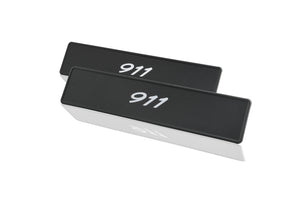 Number plate – “911”