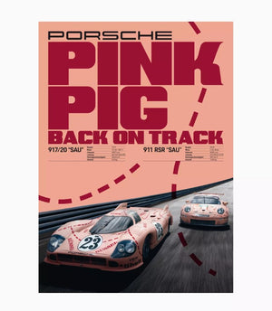 Poster set – 917 Pink Pig
