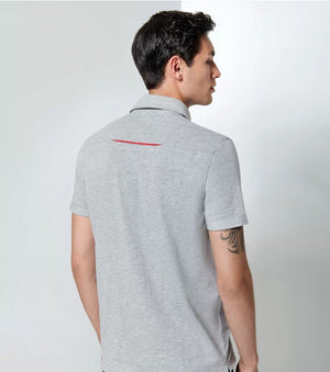 Men's Gray polo Motorsports Collection, Fanwear