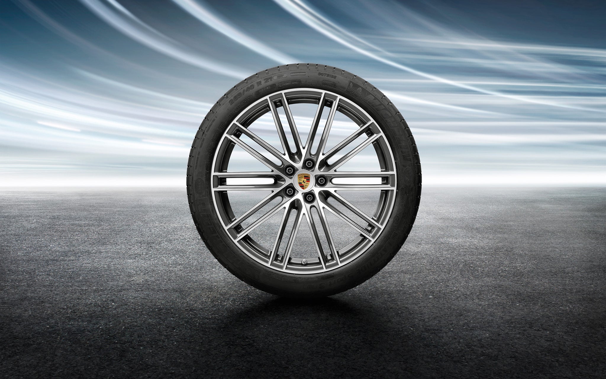 21-inch 911 Turbo Design summer wheel-and-tire set