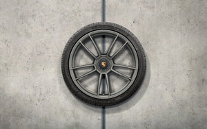 20-/21-inch 911 Turbo S winter wheel-and-tire set painted Platinum (satin-gloss) - 992 - CenterLock