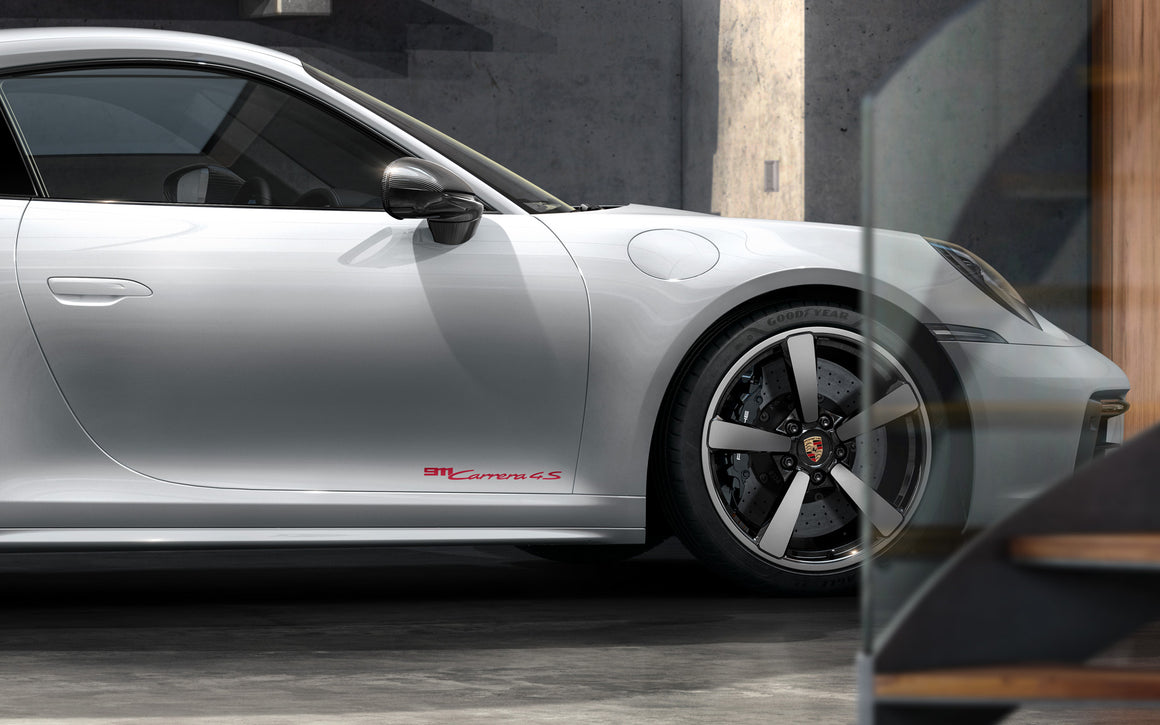 Model designation on doors