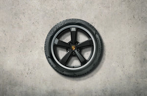 19-/20-inch Dakar winter wheel-and-tire set painted in Black (satin-gloss)
