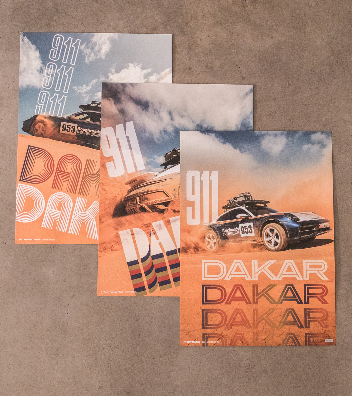 Poster Set – 911 Dakar