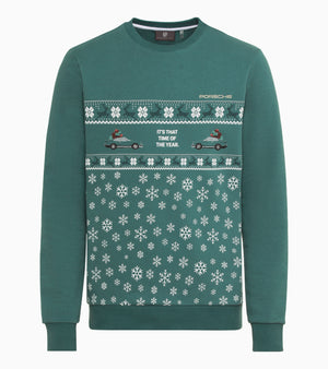 Porsche Unisex Green Christmas Sweater