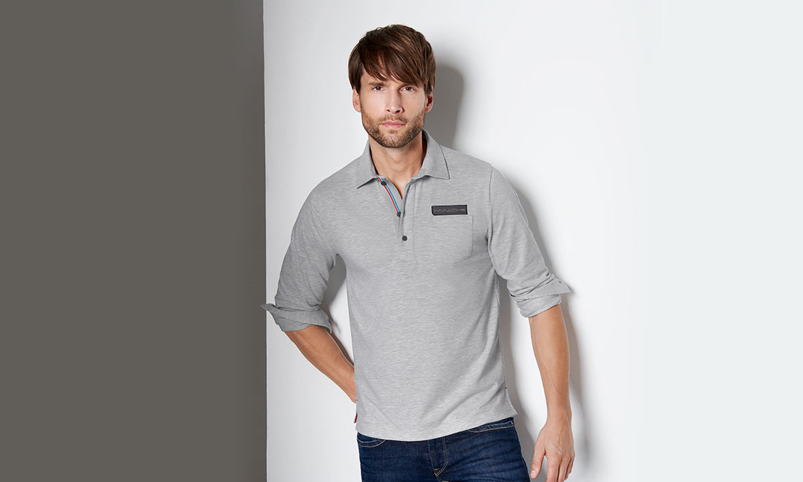 Men’s Long-Sleeve Polo Shirt – Classic