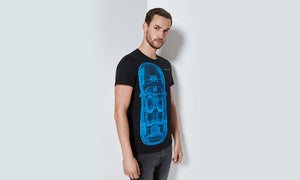 Taycan Collection, Unisex Black / Blue Collector's T-Shirt No.16