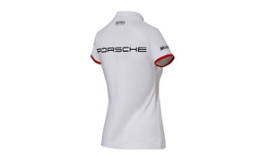 Women's White Replica, Polo-Shirt Motorsports Collection